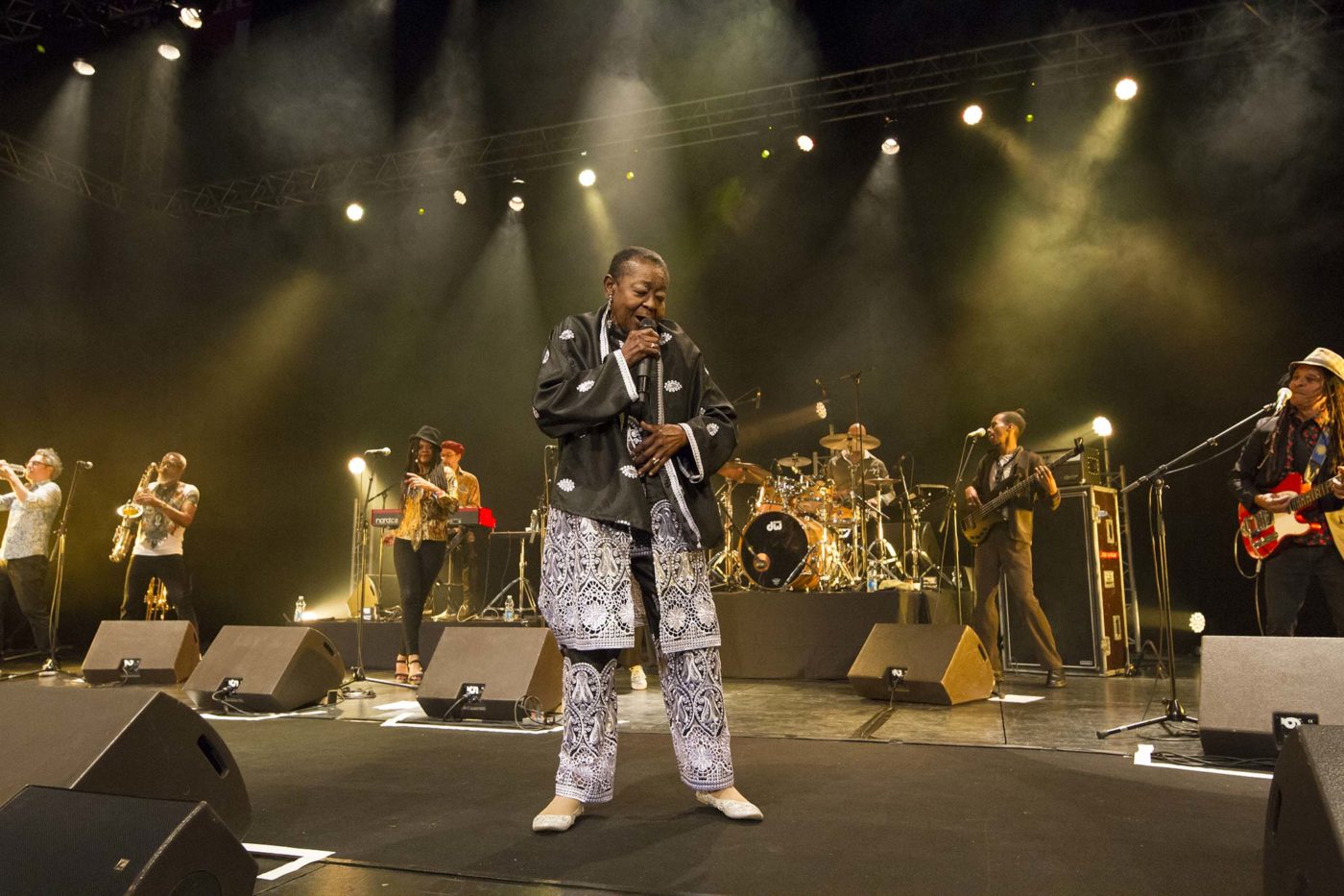 Calypso Rose au Jai Alai de Saint-Jean-de-Luz