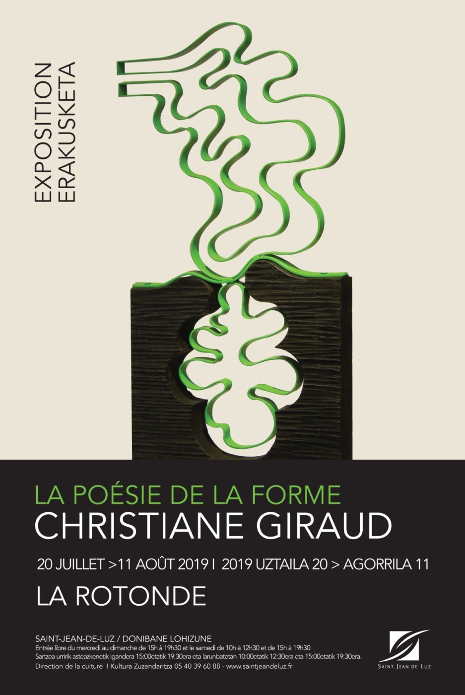 La Poesie De La Forme Christiane Giraud Affiche