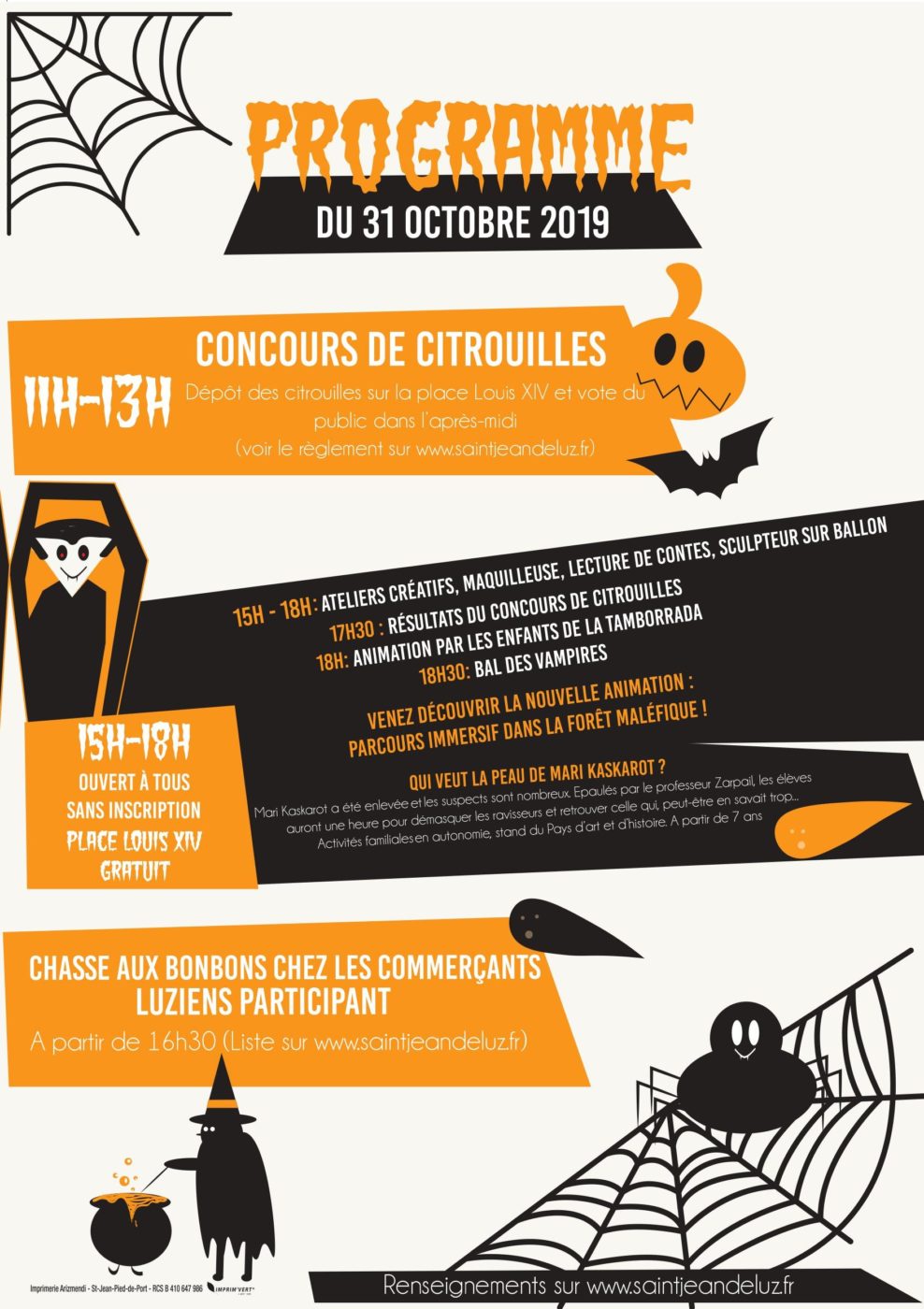 La Cite De La Peur Halloween 2019 Programme