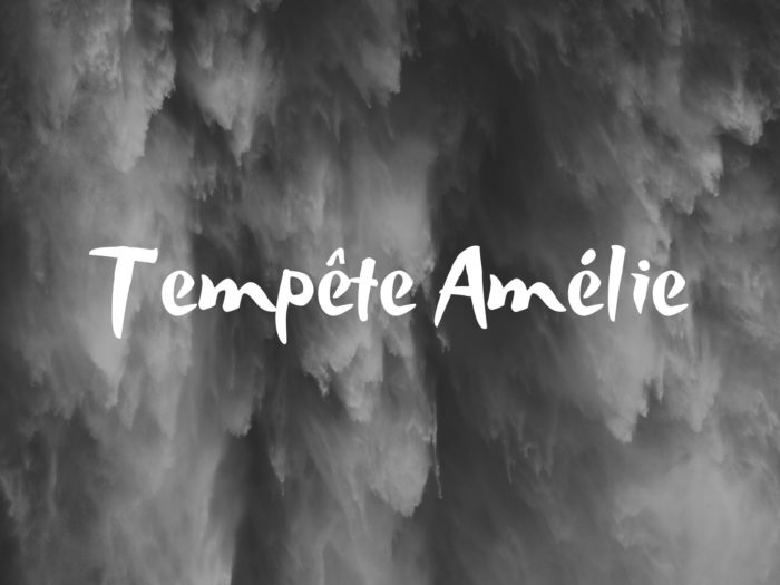 Tempête Amélie