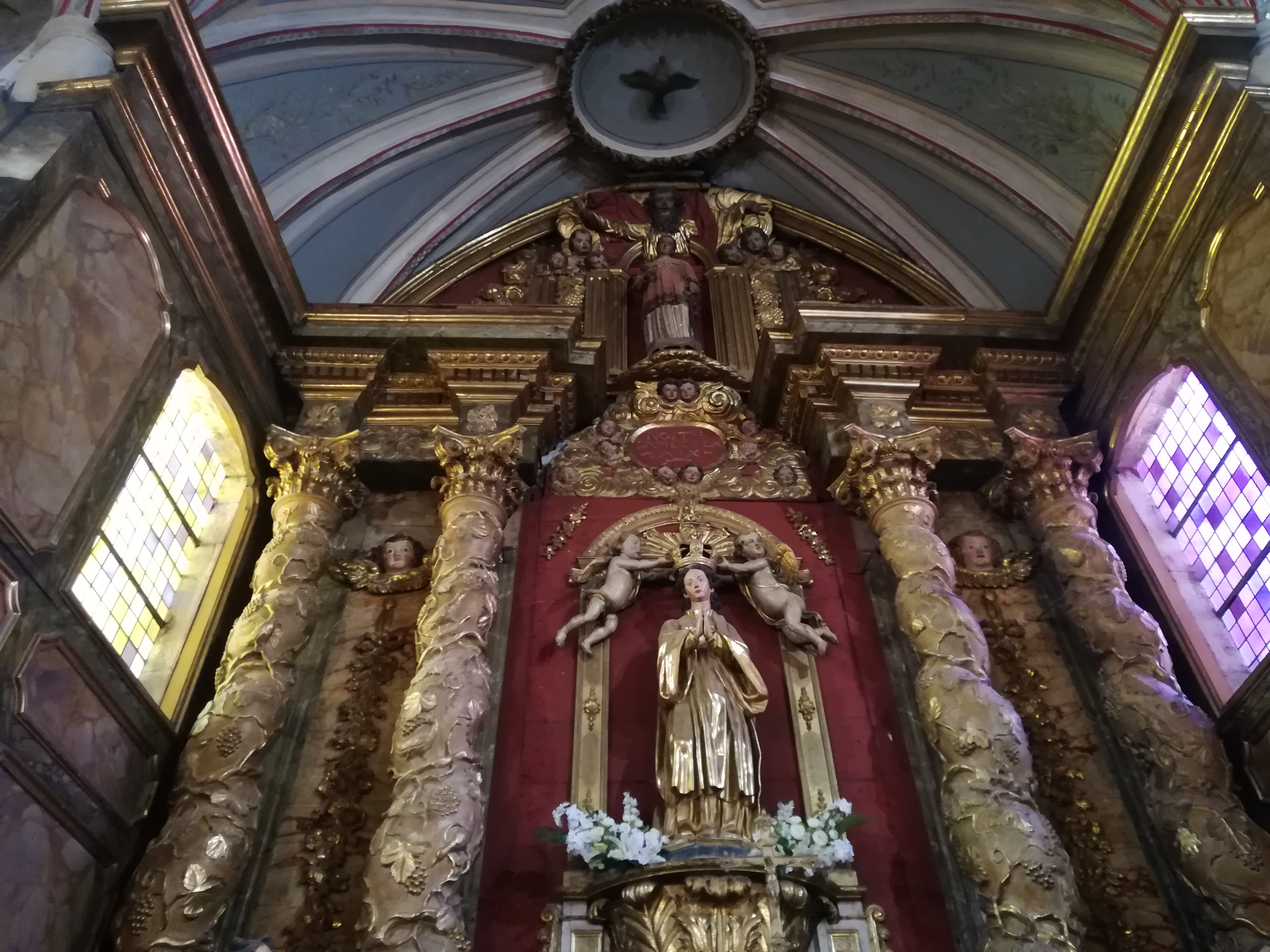 Zoom sur le patrimoine le retable de NotreDame de la Paix Saint