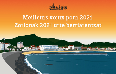 Affiche Voeux 2021 Saint Jean De Luz