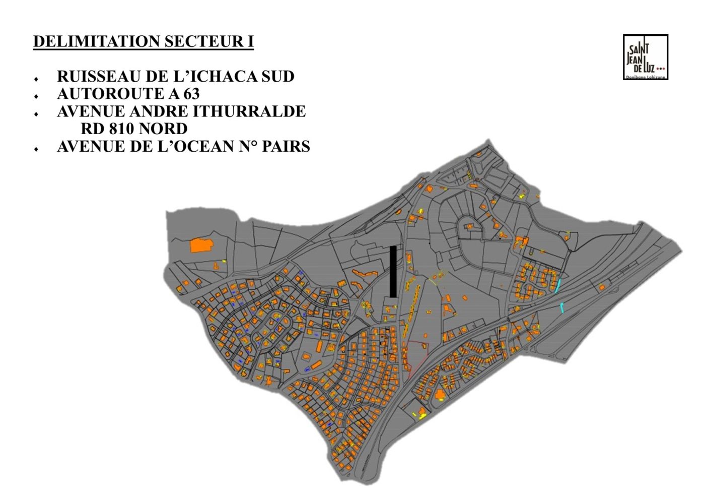 Délimitation des quartiers SaintJeandeLuz