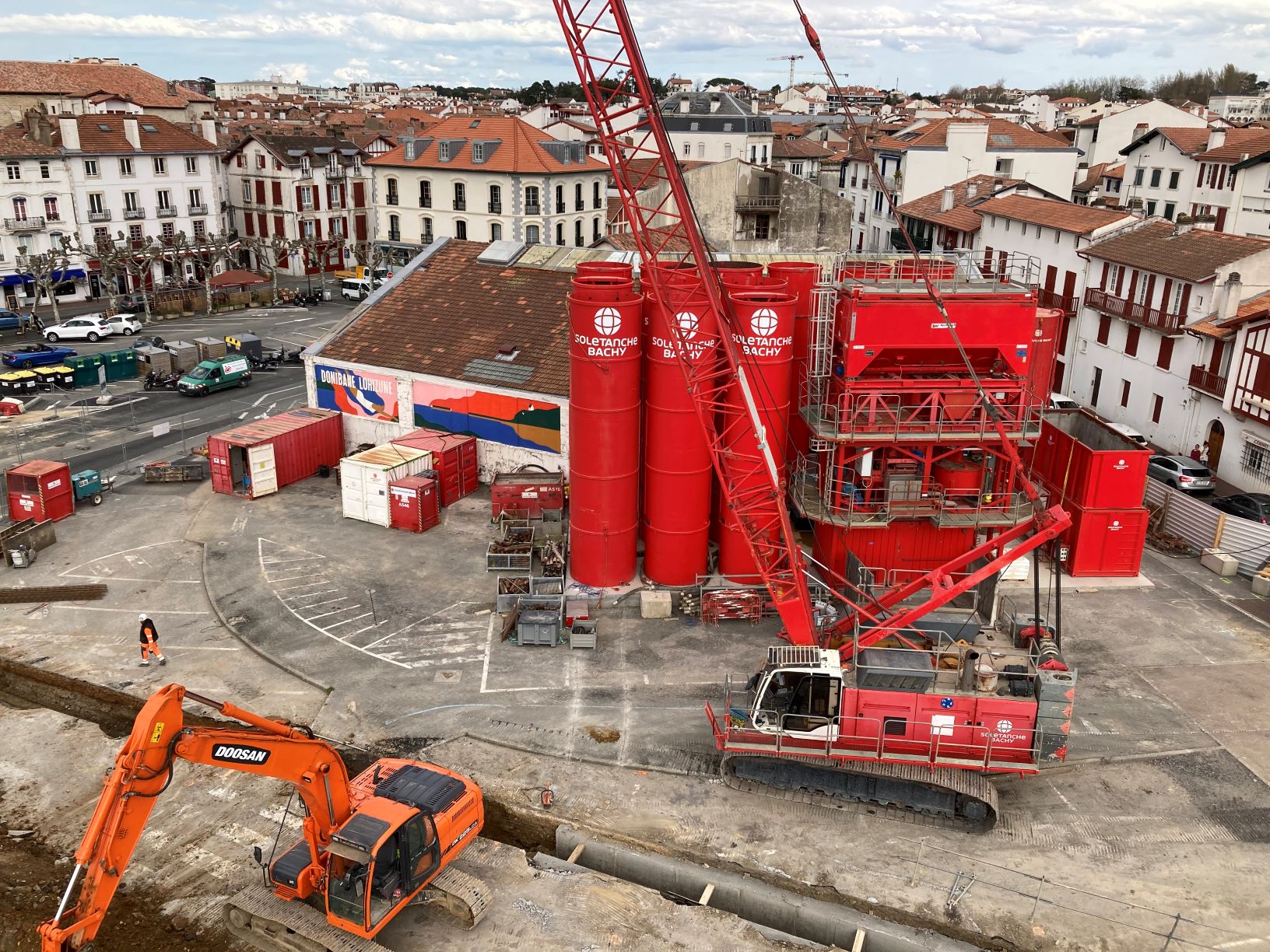 Les travaux de construction du parking débutent SaintJeandeLuz