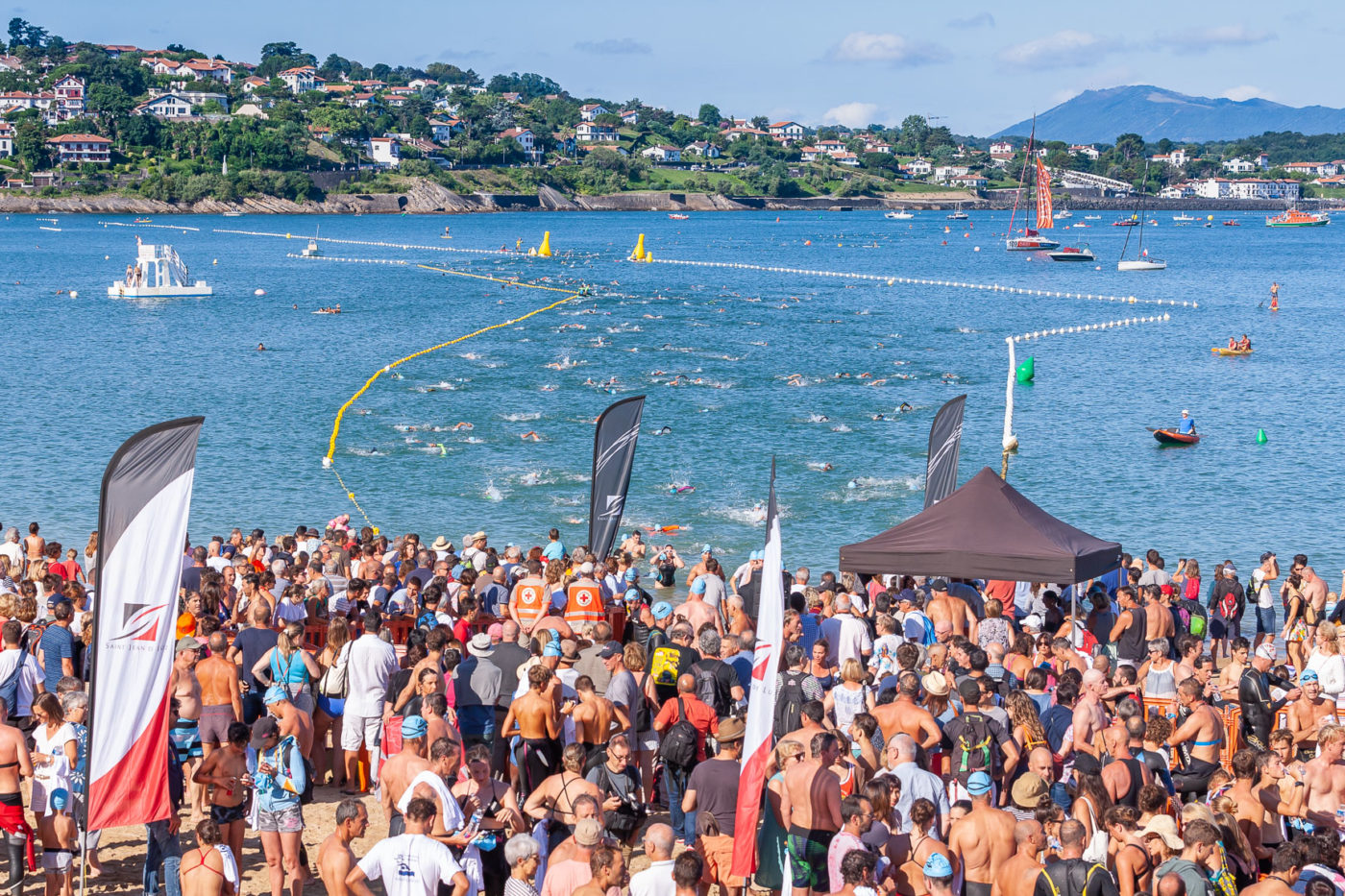Traversée de la baie du 15 août SaintJeandeLuz